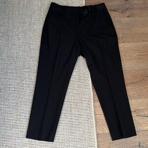DKNY Classic Black trousers with belt front, 6